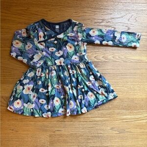 Tea Collection- Floral Long Sleeve Dress- 18-24 month